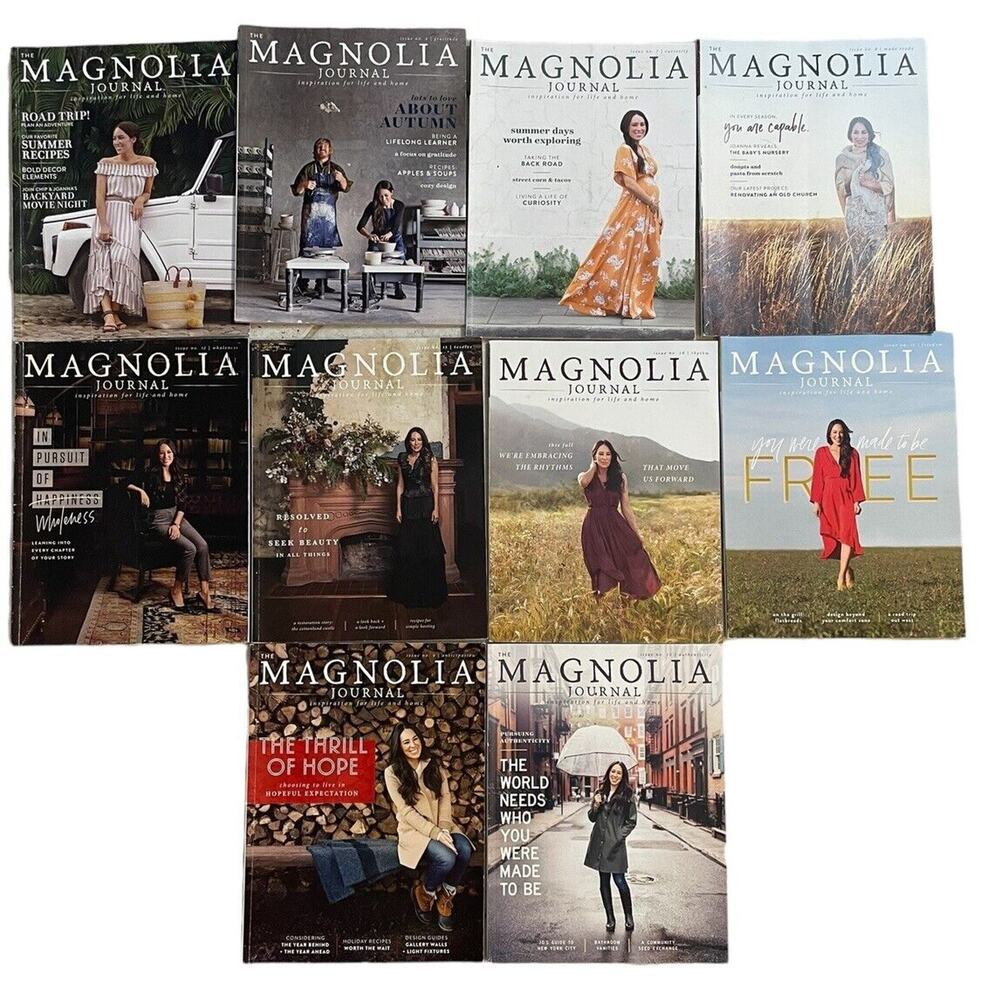 Magnolia Journal Joanna Gaines Magazine Lot 10 Issues Home Decor Fixer Upper